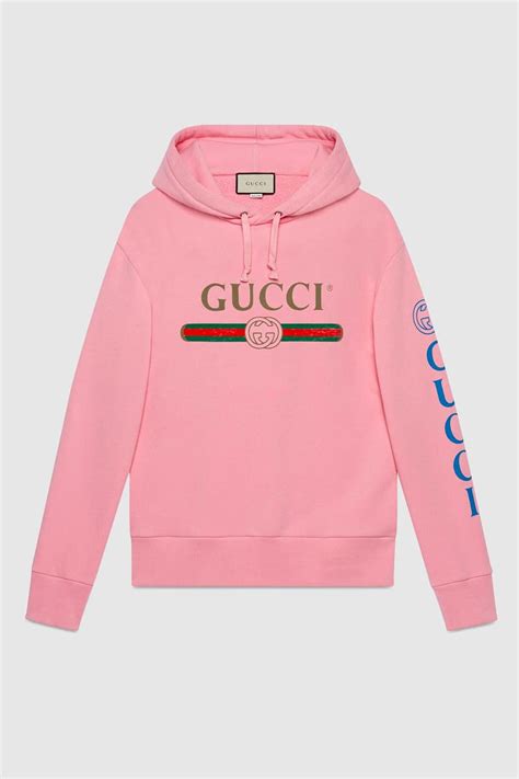 future gucci hoodie pink